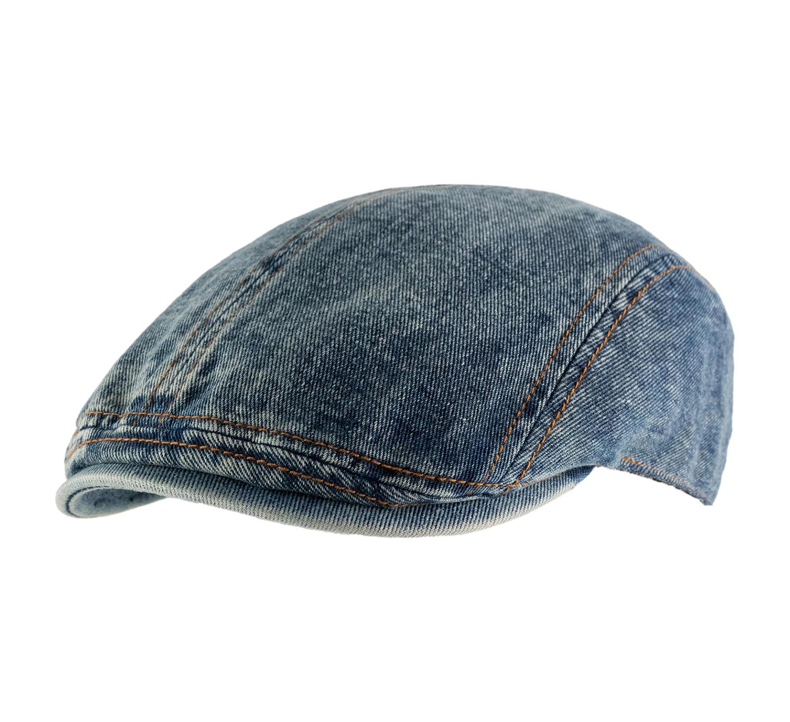 Casquette plate denim