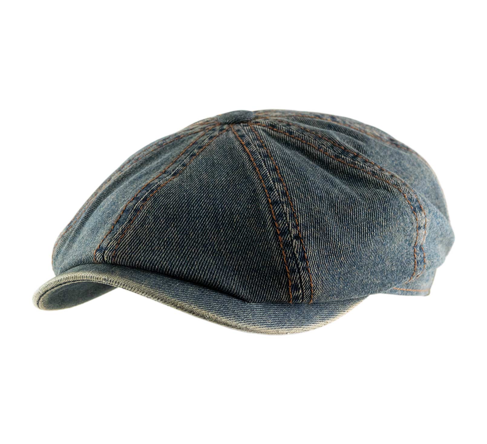 Béret denim délavé Béret denim délavé
