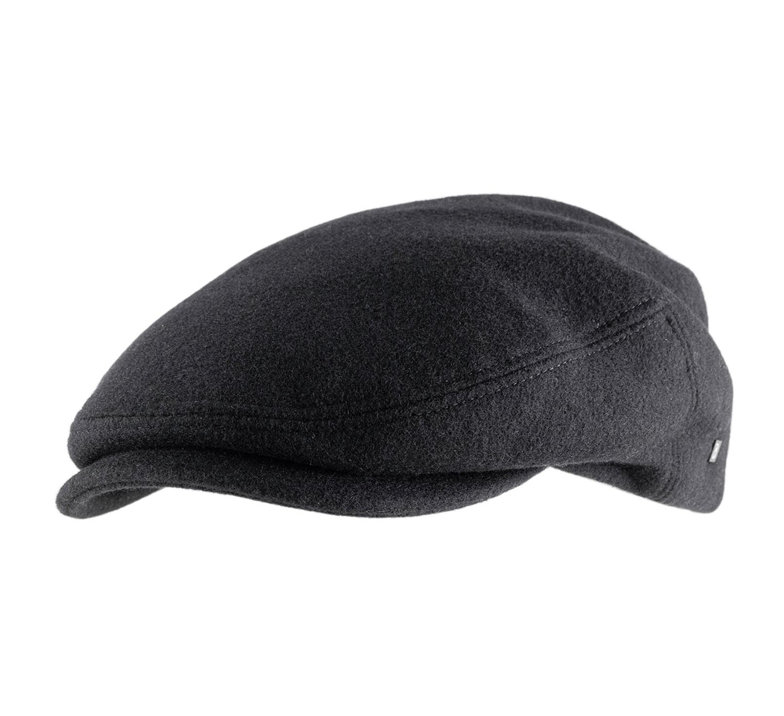 Casquette plate laine
