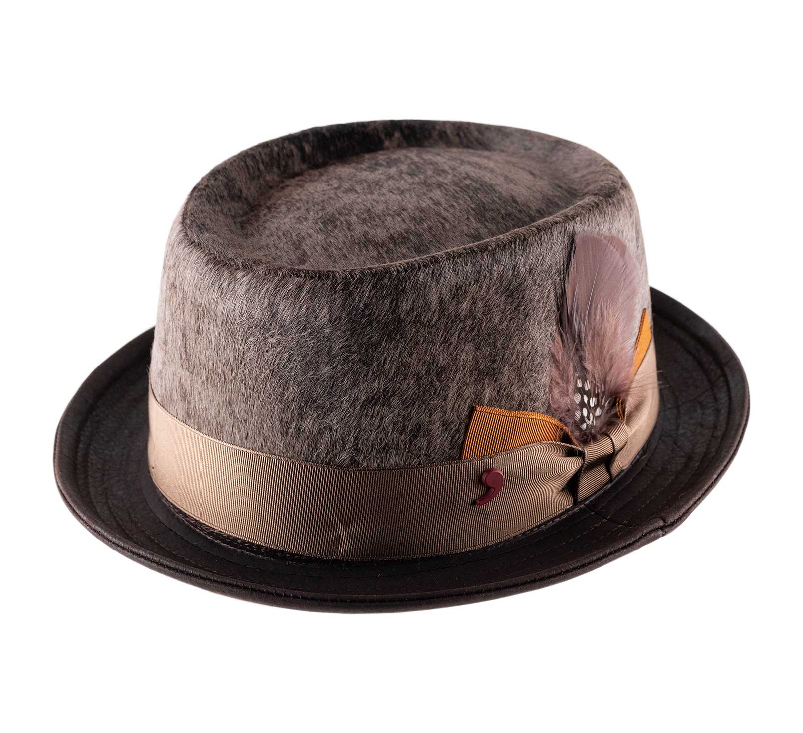 Chapeau porkpie cuir Chapeau porkpie cuir