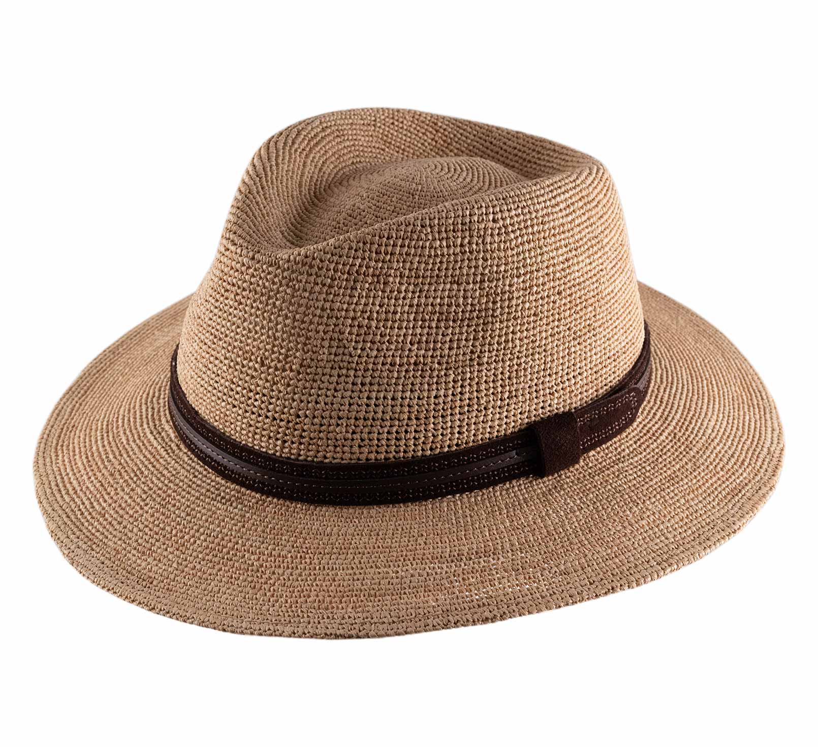 Chapeau traveller raphia