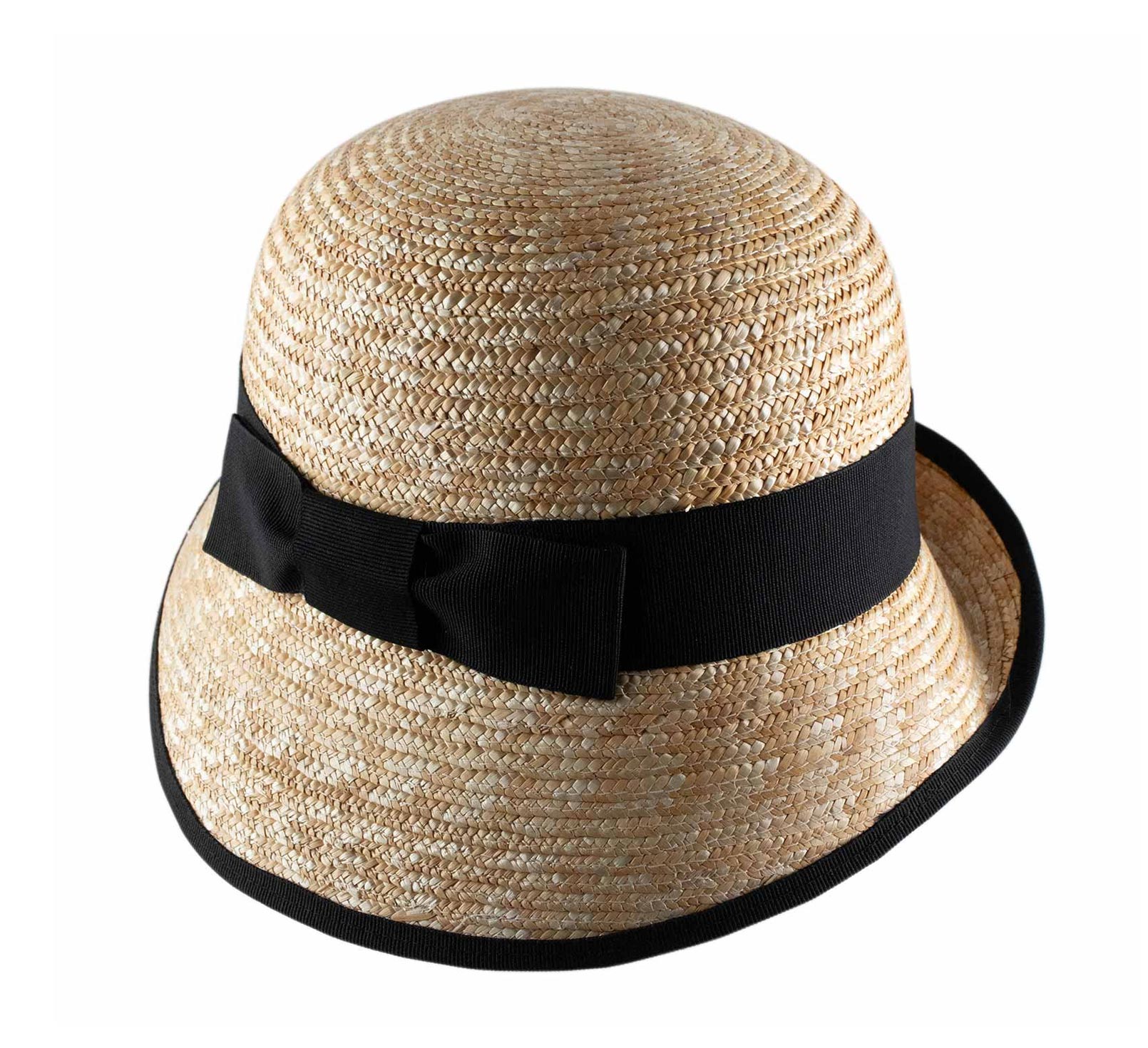 Chapeau cloche paille