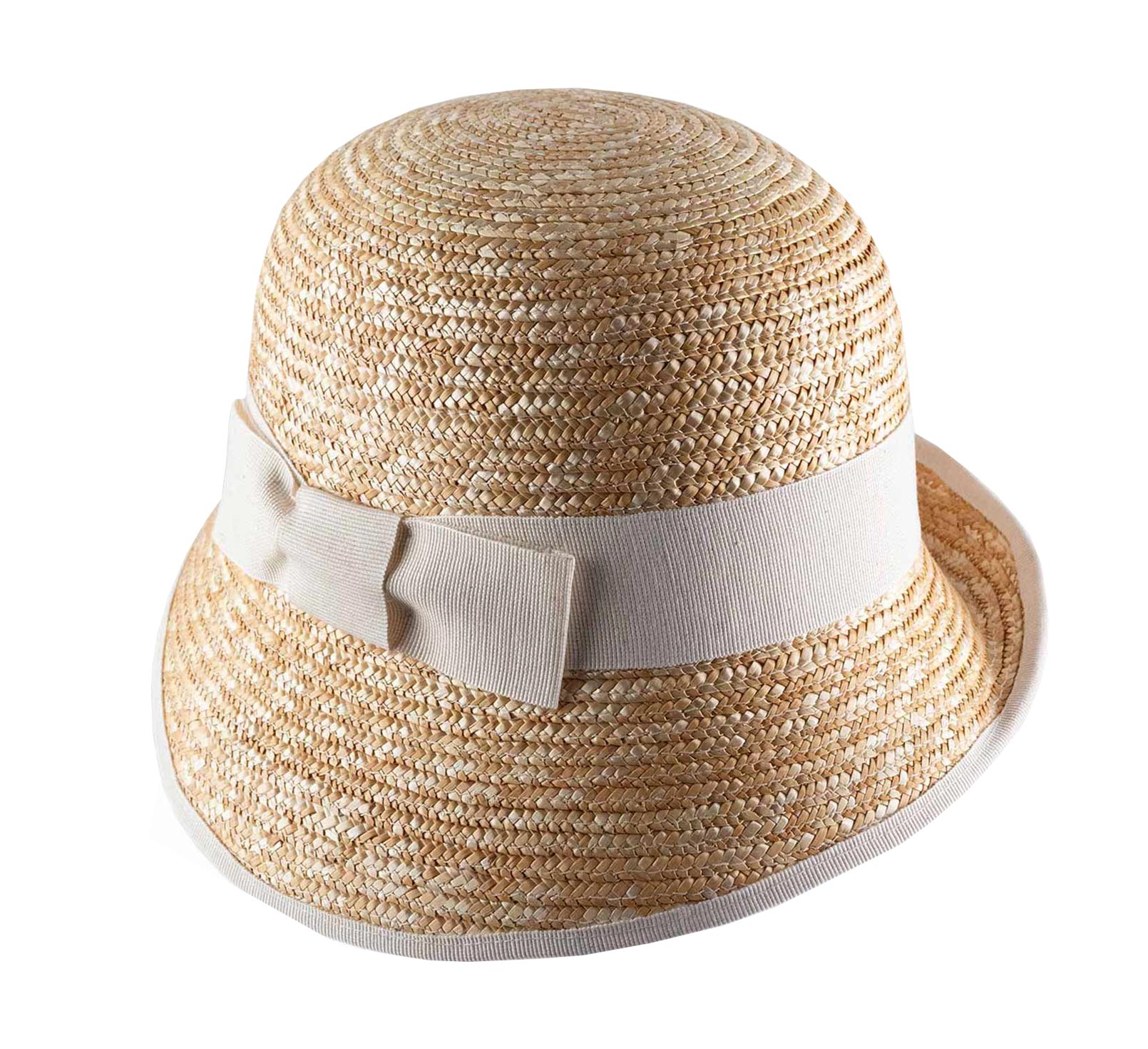 Chapeau cloche paille