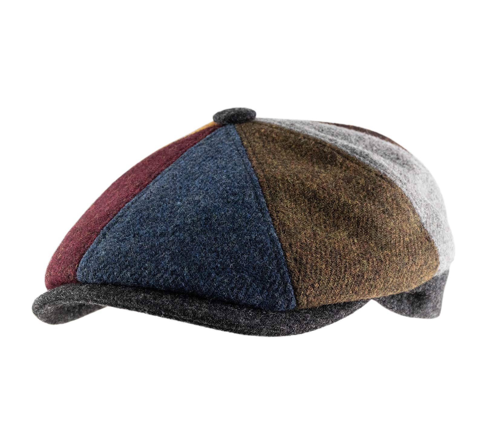 casquette patchwork  laine