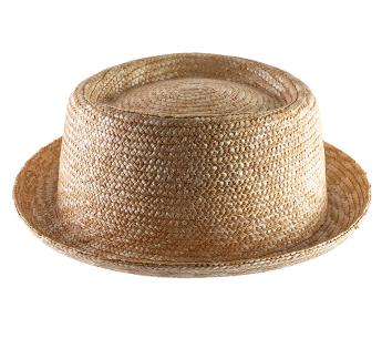 Chapeau porkpie paille sur mesure Mon Porkpie Fino