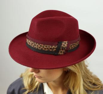 Chapeau motifs léopard Léo