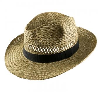 Chapeau en paille Fedora Paglia