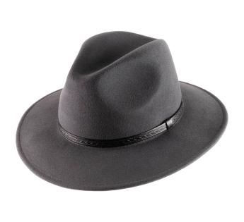 Chapeau traveller chaud Cachemire Leather Belt