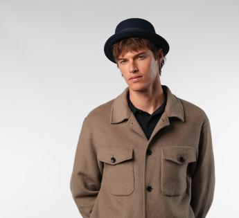 Chapeau Porkpie Noir Classic Porkpie