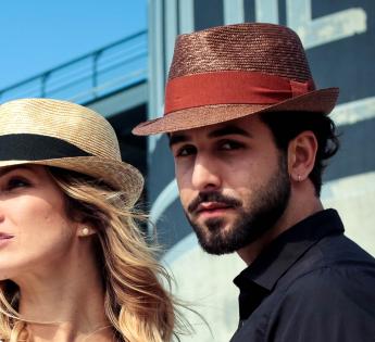 chapeau paille Trilby Classic trilby paille Fino Trilby Paille