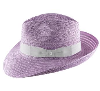 chapeau paille coloré Mon Fedora Abaca