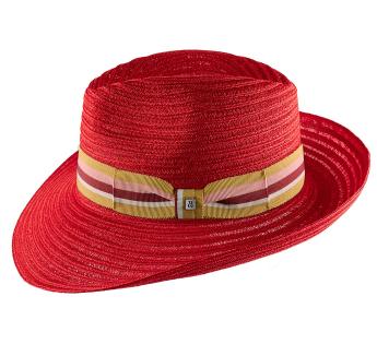 chapeau paille coloré Mon Fedora Abaca