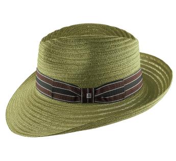 chapeau paille coloré Mon Fedora Abaca