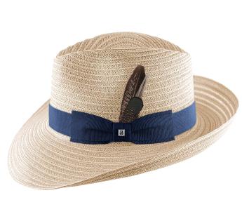chapeau paille coloré Mon Fedora Abaca